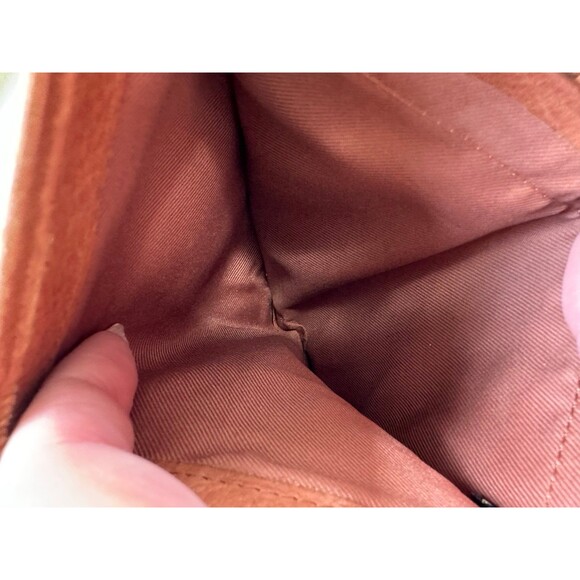 Fossil Popstitch Pebbled Genuine Leather Trifold  Removable ID Holder Wallet - Picture 6 of 8